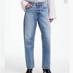 Madewell the Darted Barrel-Leg Jean 31 petite